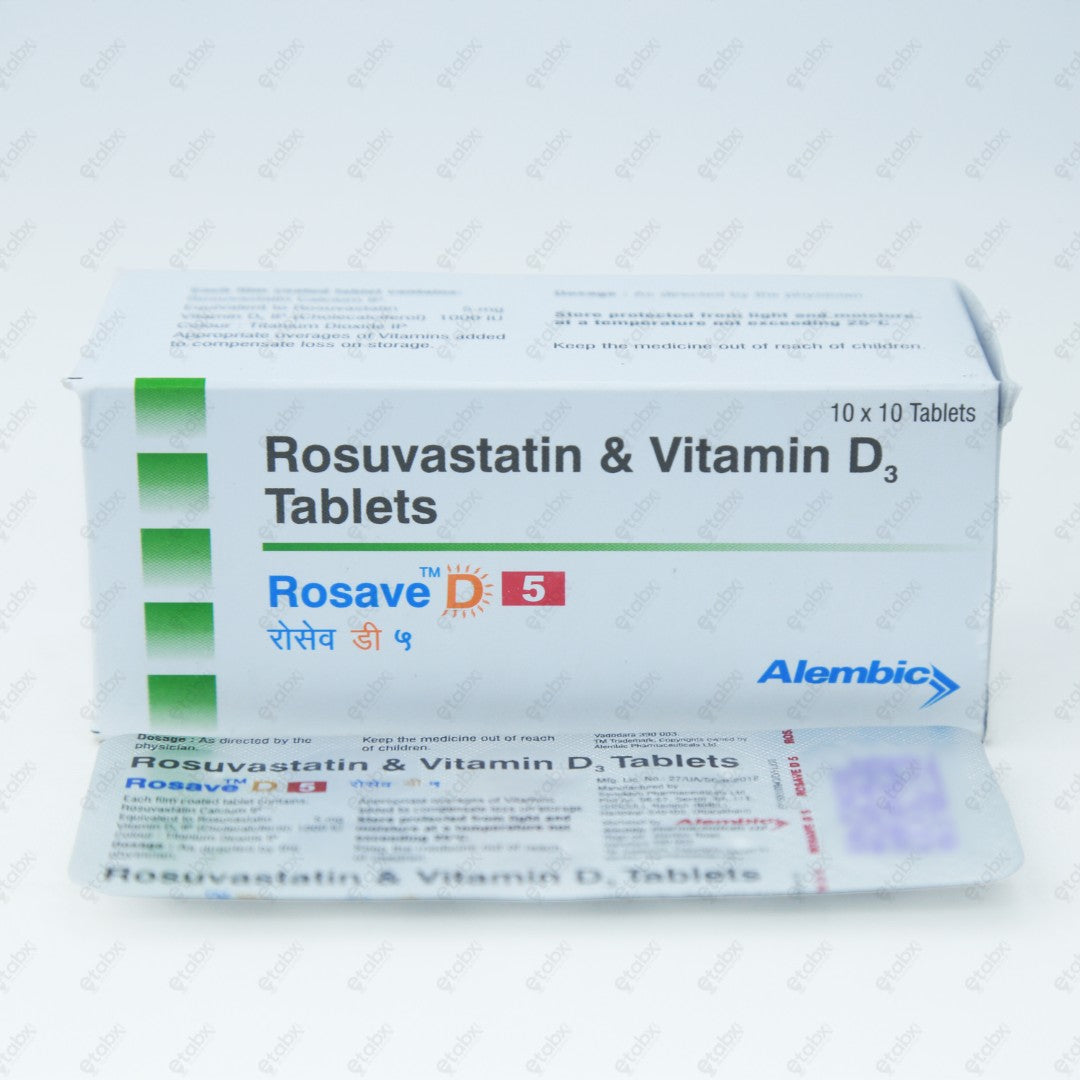 ROSAVE D 5MG Tablets 10's