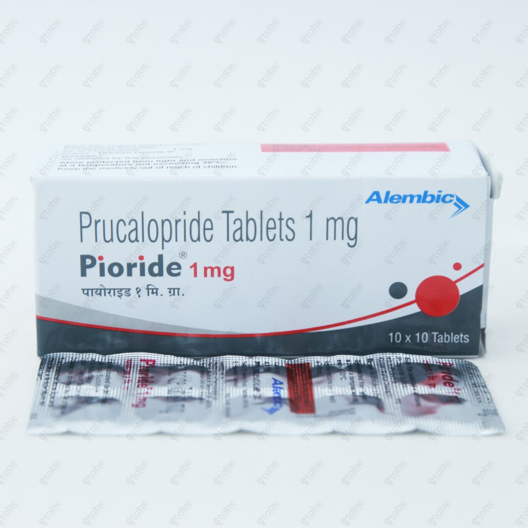 Pioride 1mg Diabetes Tablets 10s