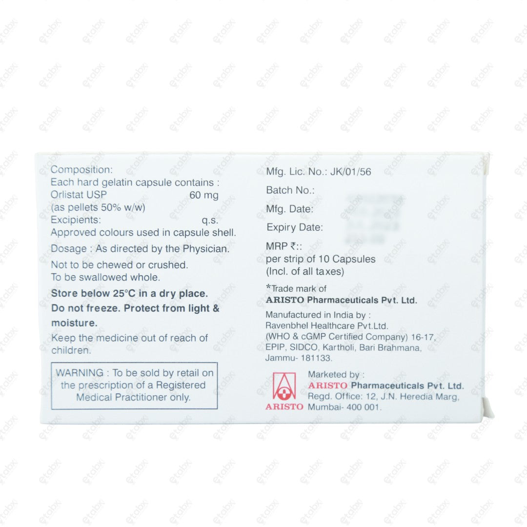 O Stat 60mg Capsule 10's