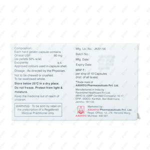 O Stat 60mg Capsule 10's