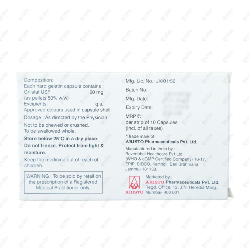 O Stat 60mg Capsule 10's