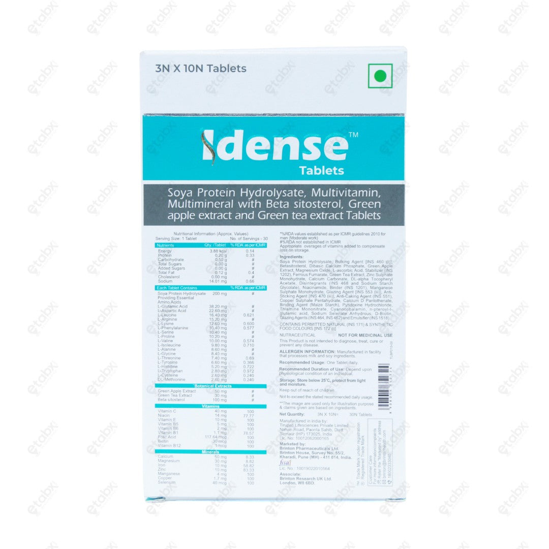 Idense Collagen Tablets 10's