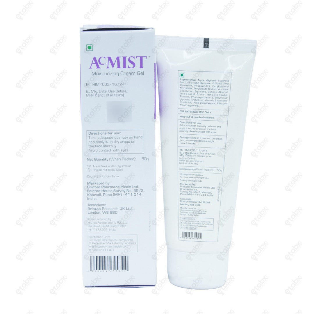 Acmist Moisturising Gel 50gm