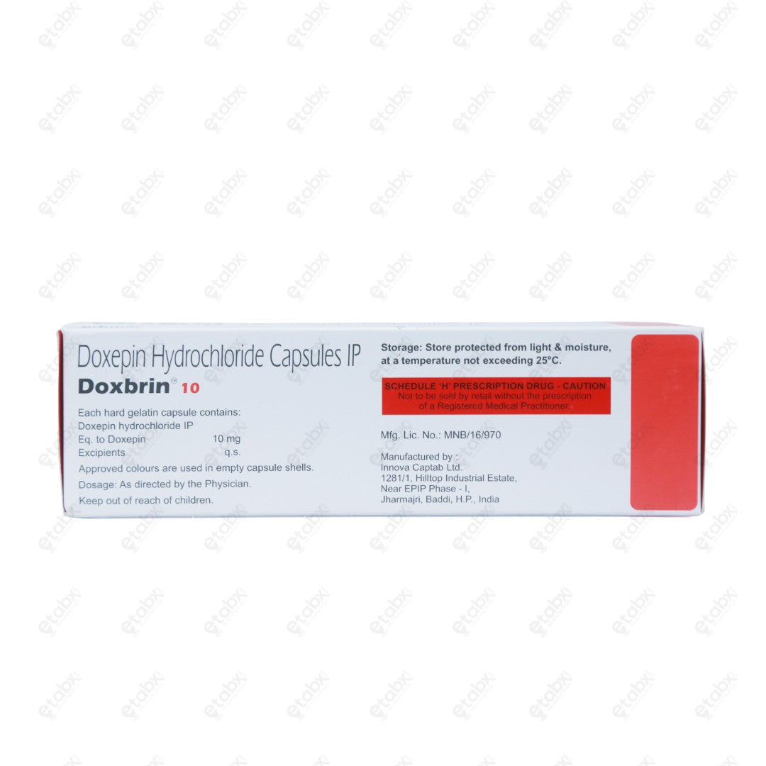 DOXBRIN 10mg Lower Dose Doxylamine Antihistamine Tablets (10's)