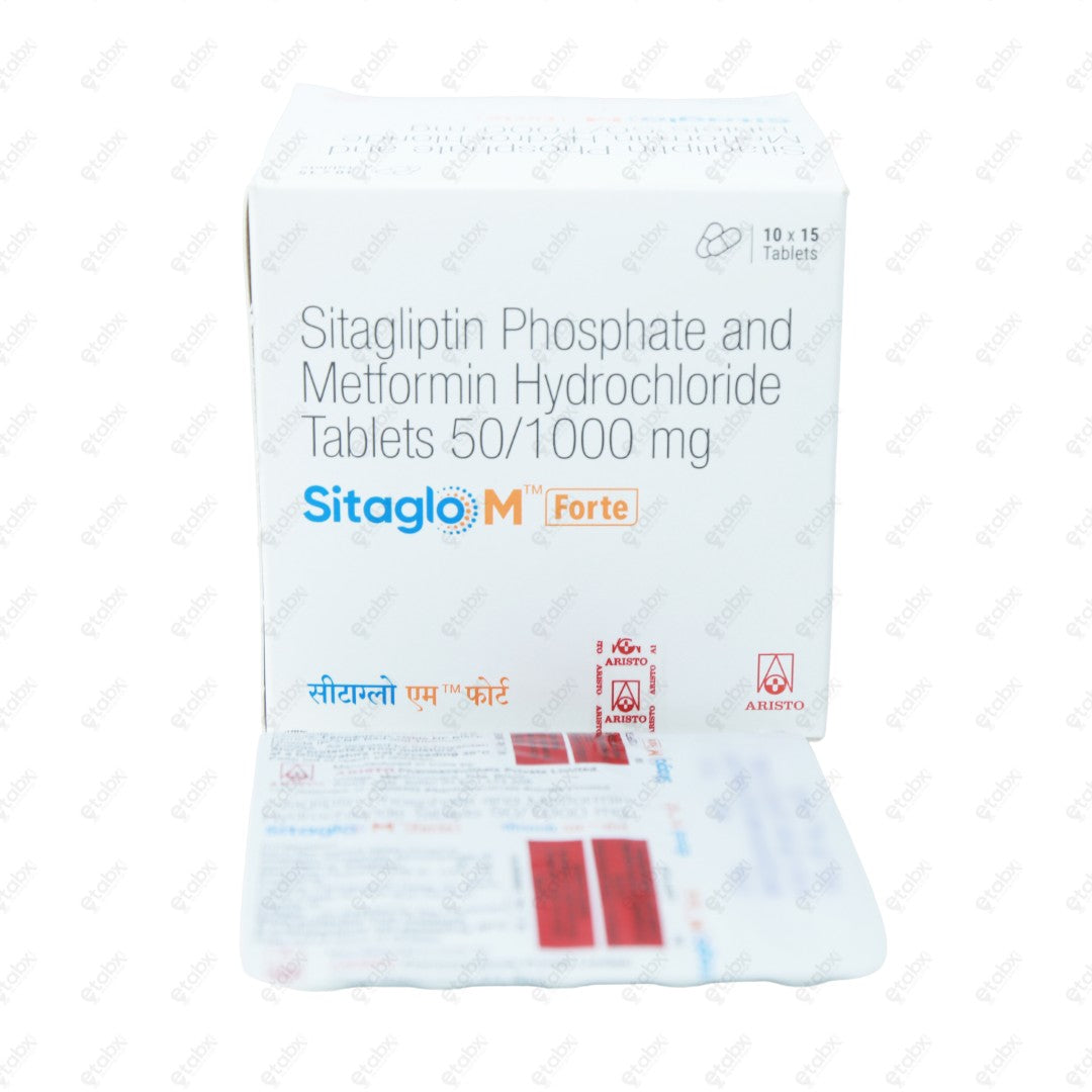 Sitaglo M Forte 50/1000mg Tablet 15's