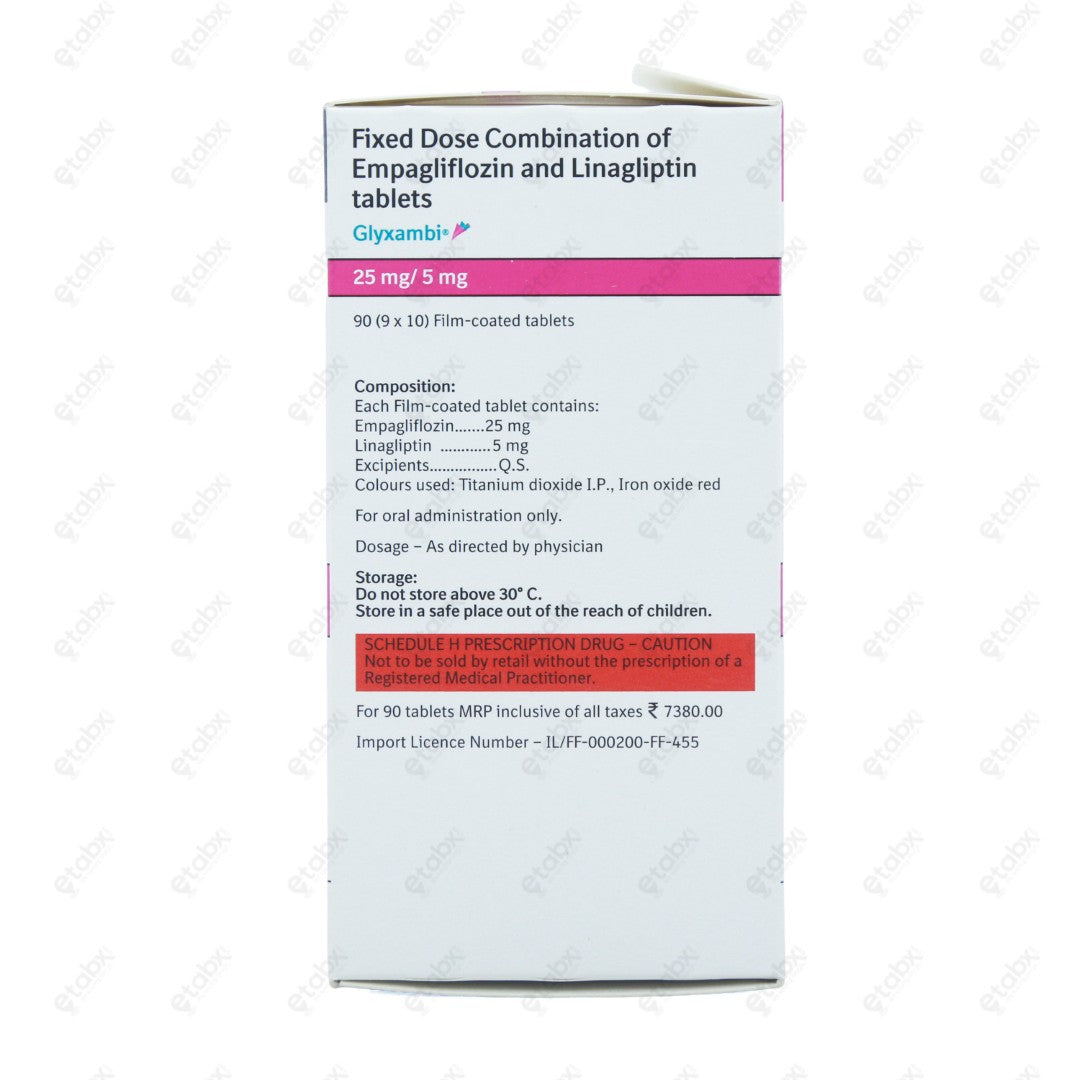 Glyxambi 25/5mg Tablet 10's