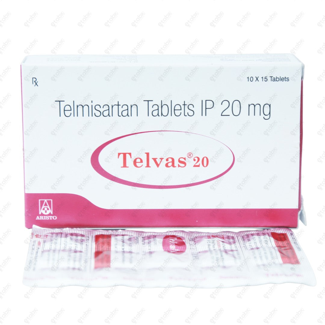 Telvas 20 Tablet 15's
