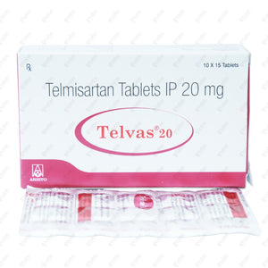 Telvas 20 Tablet 15's