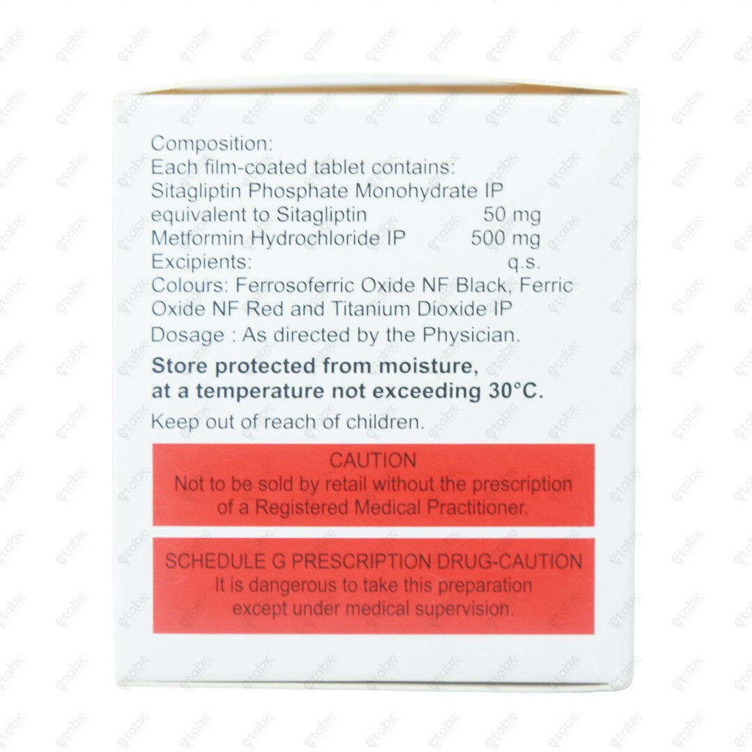 Sitaglo M 50/500mg Tablet 15's