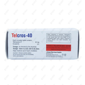 TELCROS 40mg Tablet 10's