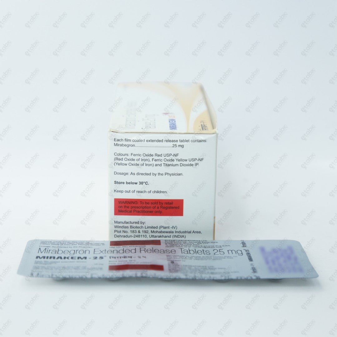 MIRAKEM 25mg Tablet 10's