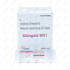 Glimgold MV 1mg Tablet 10's
