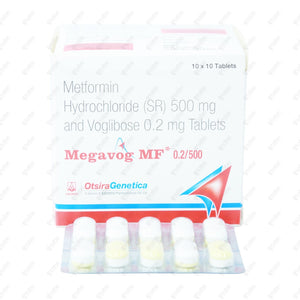 Megavog MF 0.2/500 Tablet 10's