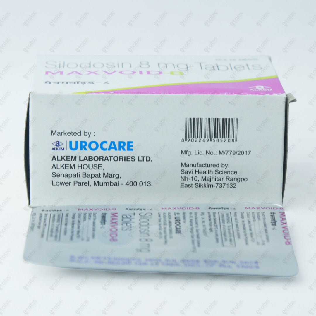MAXVOID 8MG Tablets 15's