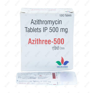 AZITHREE 500mg Tablet 3's