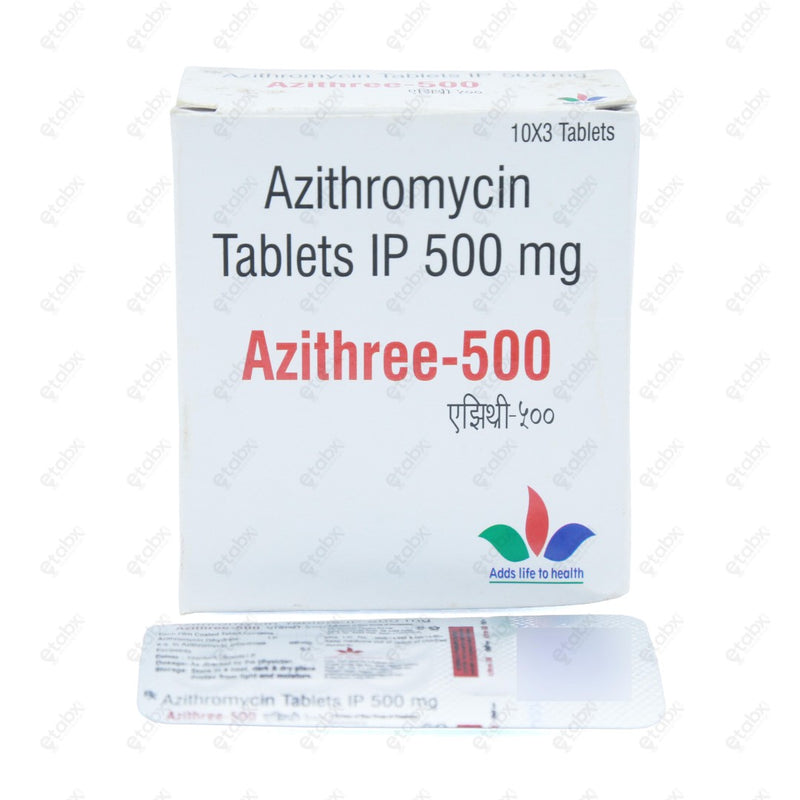 AZITHREE 500mg Tablet 3's