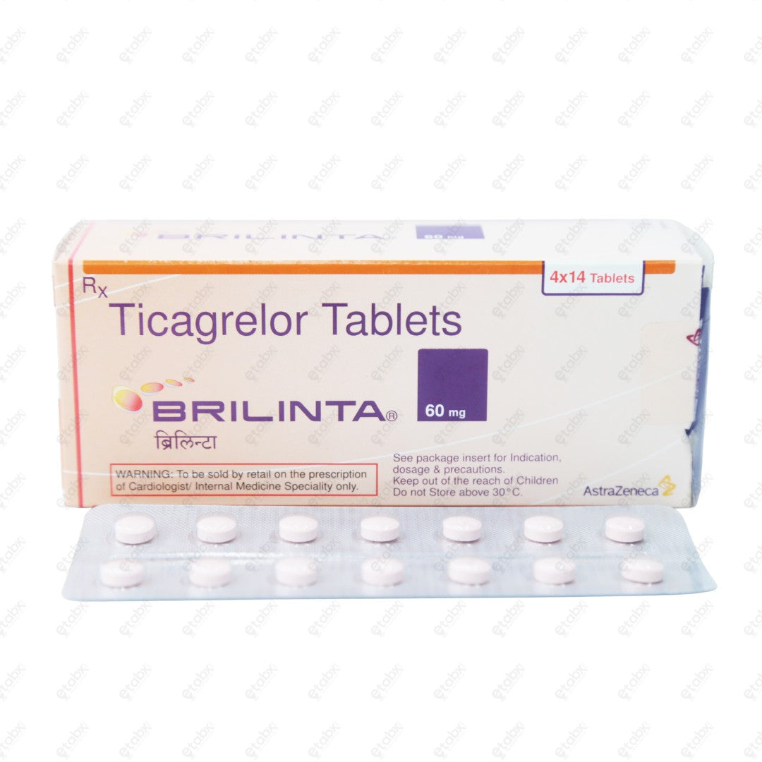 Brilinta 60 Tablet 14's