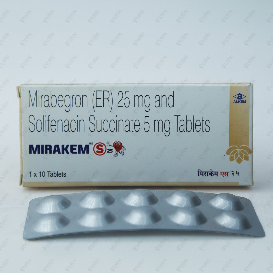 MIRAKEM S 25mg Tablet 10's