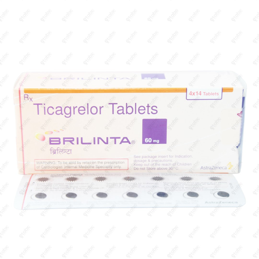 Brilinta 60 Tablet 14's