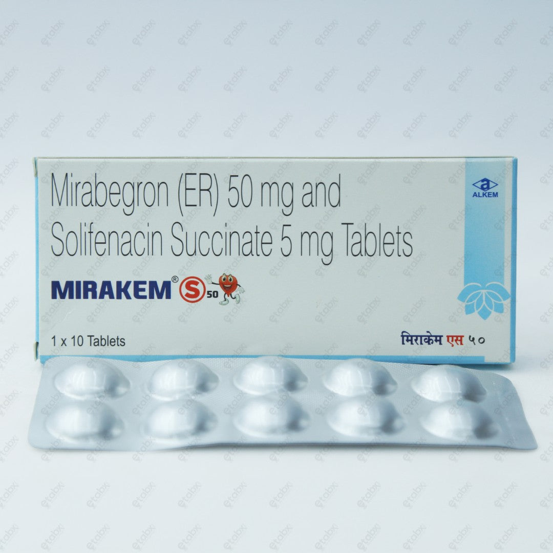 Mirakem S 50mg Tablet 10s