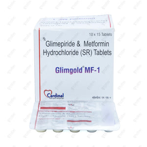 Glimgold MF 1mg Tablet 15's