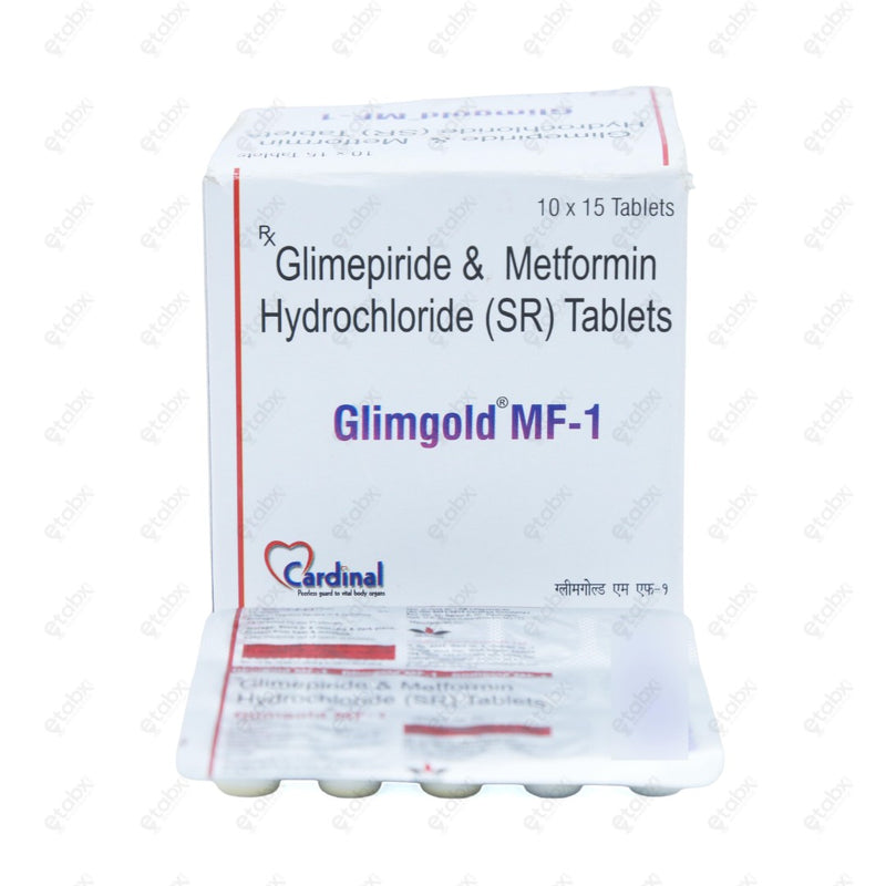 Glimgold MF 1mg Tablet 15's
