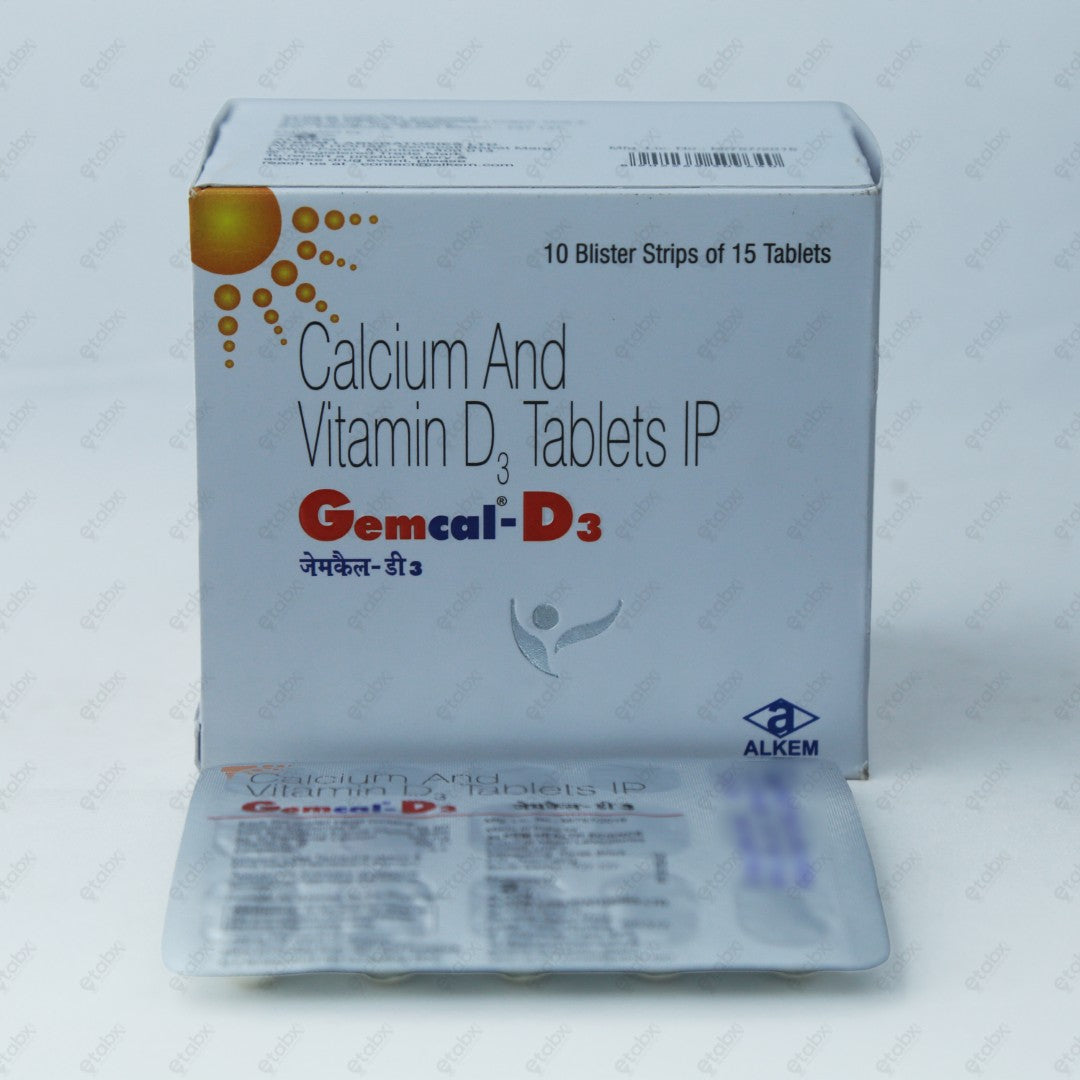 GEMCAL D3 Tablets 15's