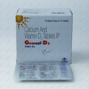 GEMCAL D3 Tablets 15's