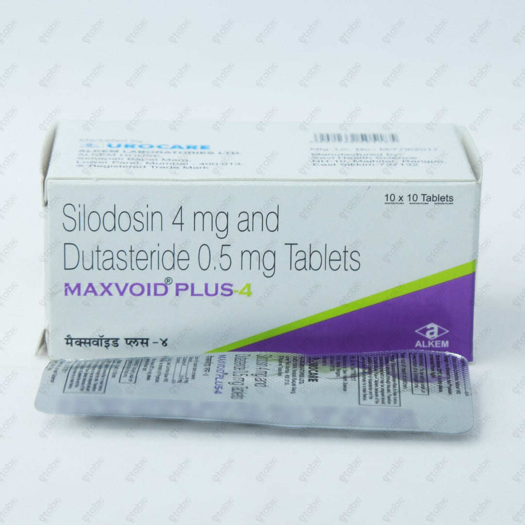 Maxvoid Plus 4mg Tablet 10's