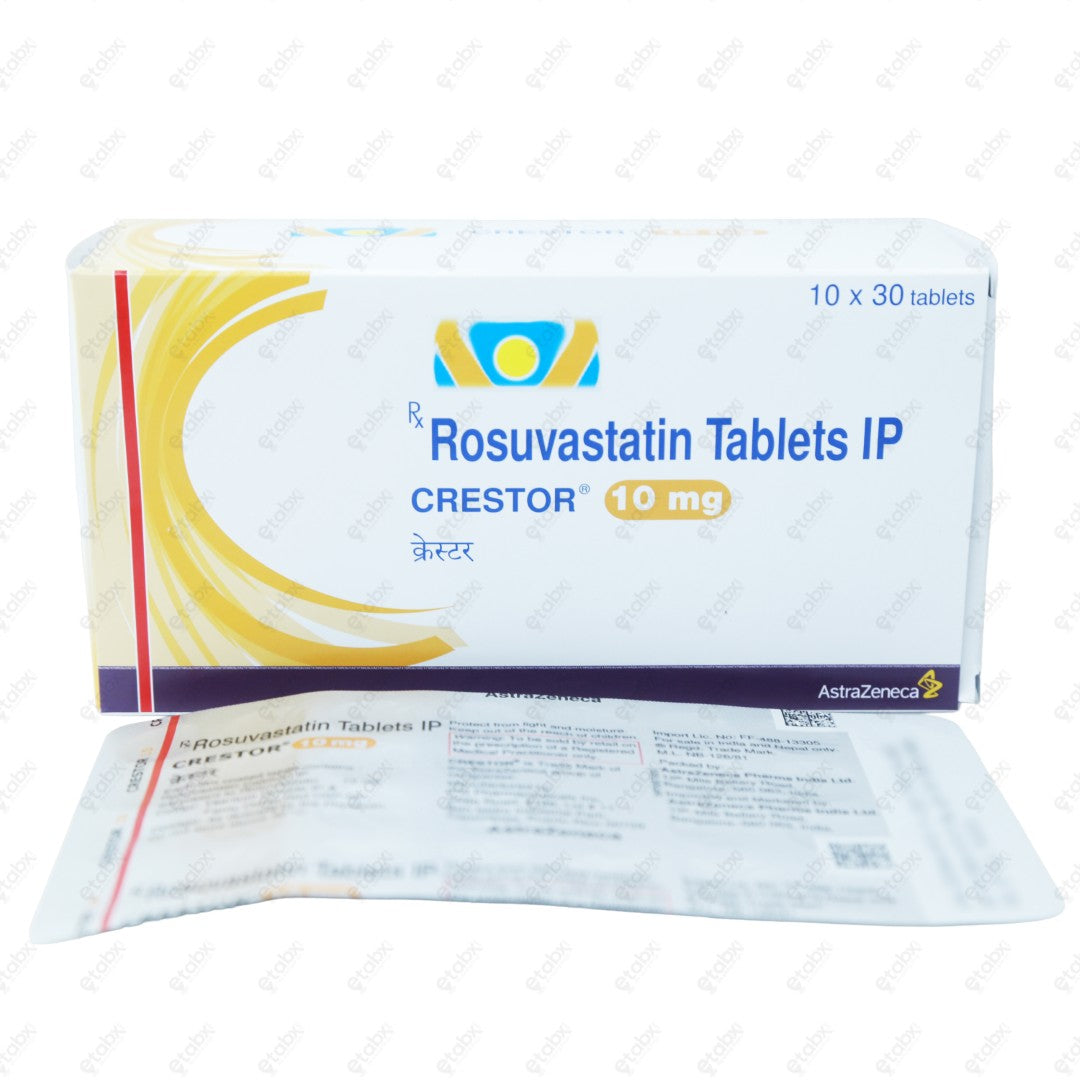 Crestor 10mg Tablet 30's