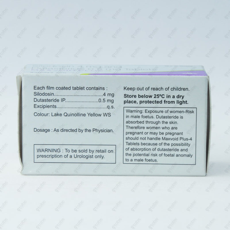 Maxvoid Plus 4mg Tablet 10's