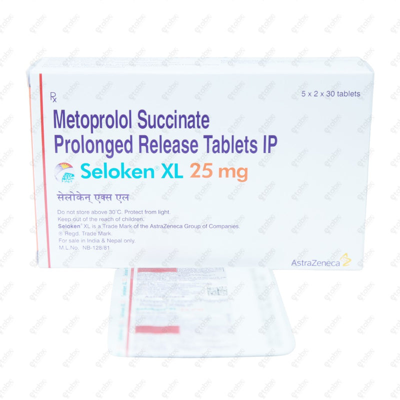 SELOKEN XL 25mg Tablet 30's
