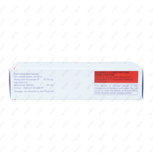 SELOKEN XL 25mg Tablet 30's