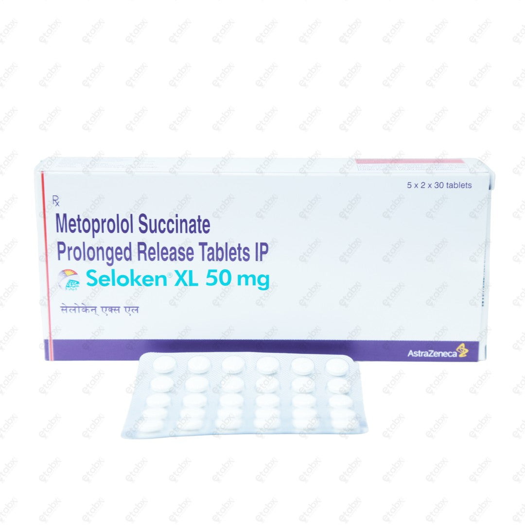 SELOKEN XL 50mg Tablet 30's