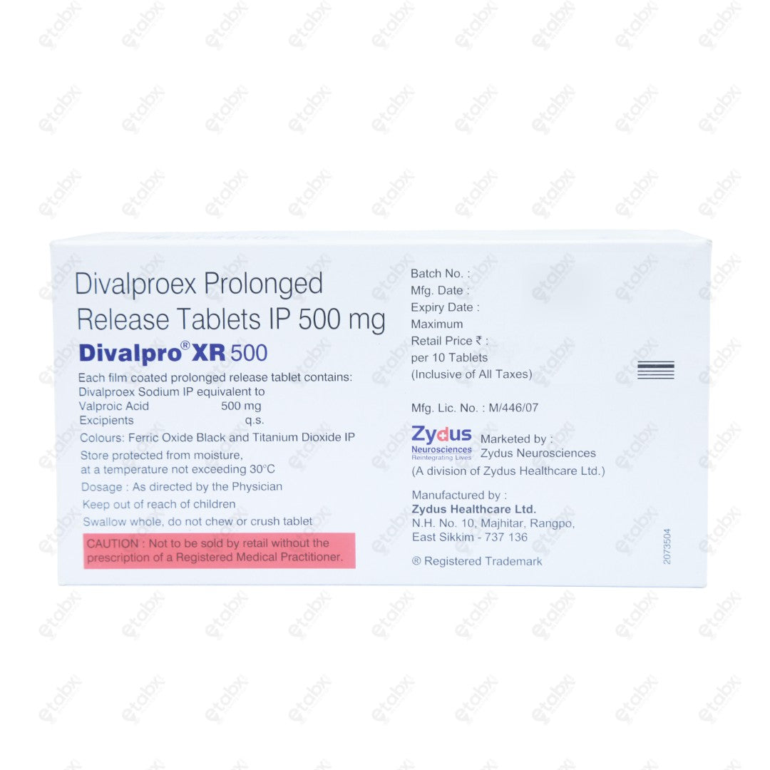 Divalpro XR 500mg Tablet 10's