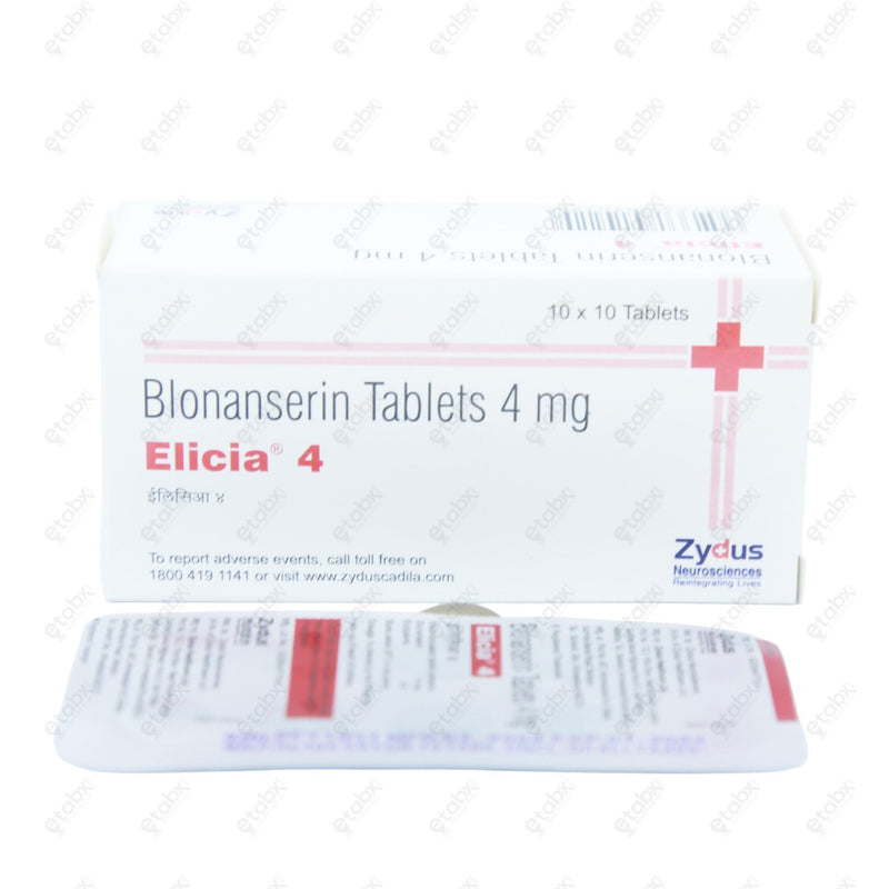 Elicia 4mg Tablet 10's