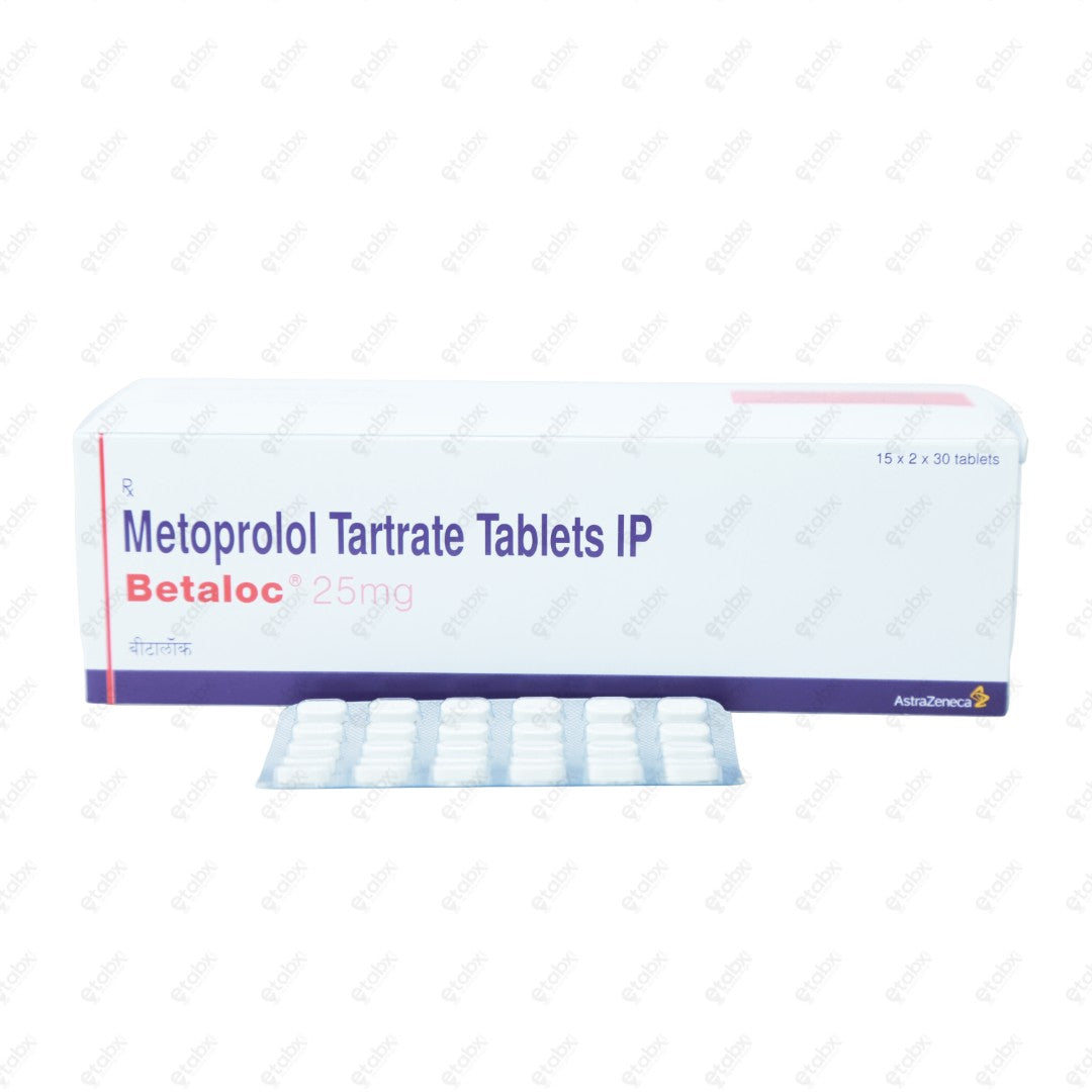 Betaloc 25mg Tablet 30's