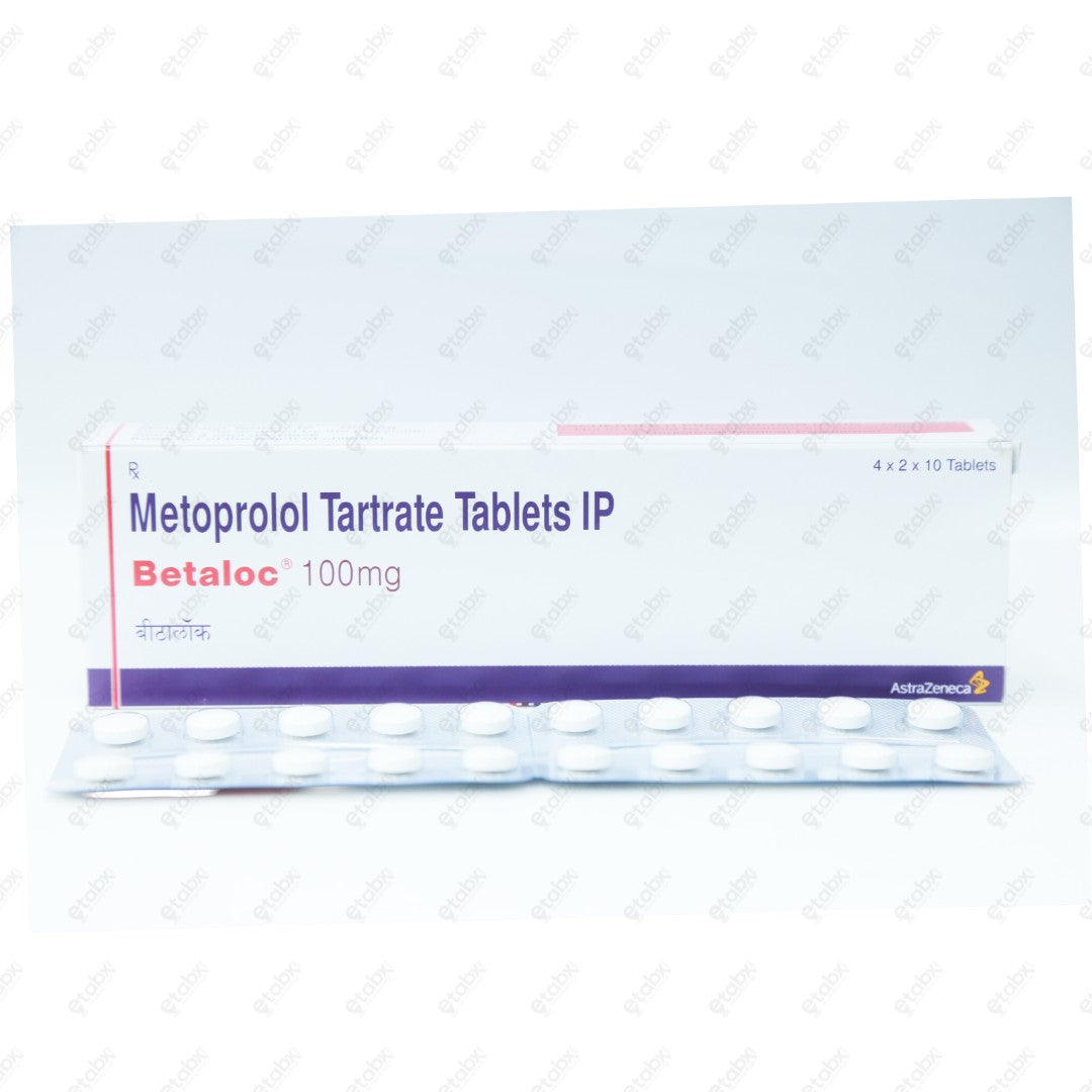 Betaloc 100mg Tablet 10's