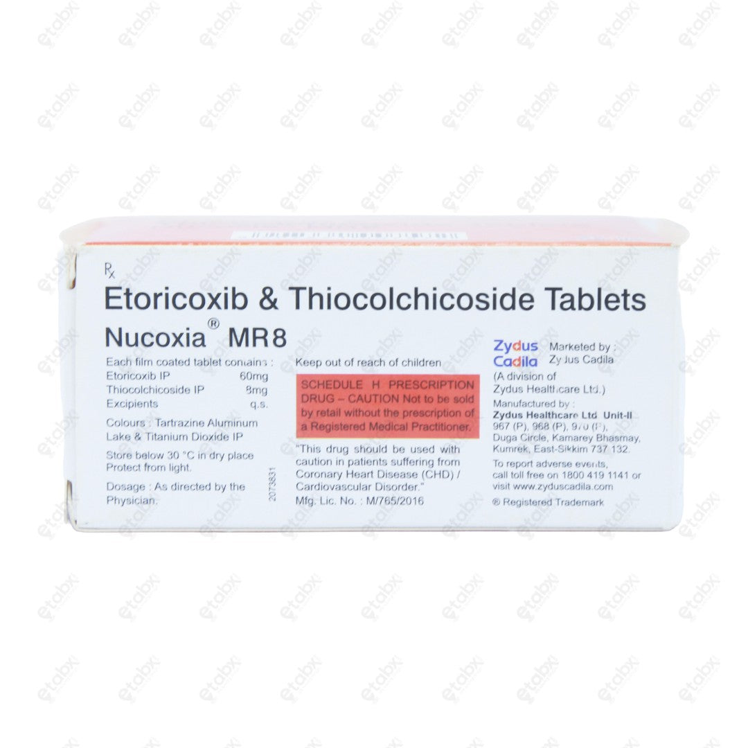 Nucoxia MR 8mg Tablet 10's