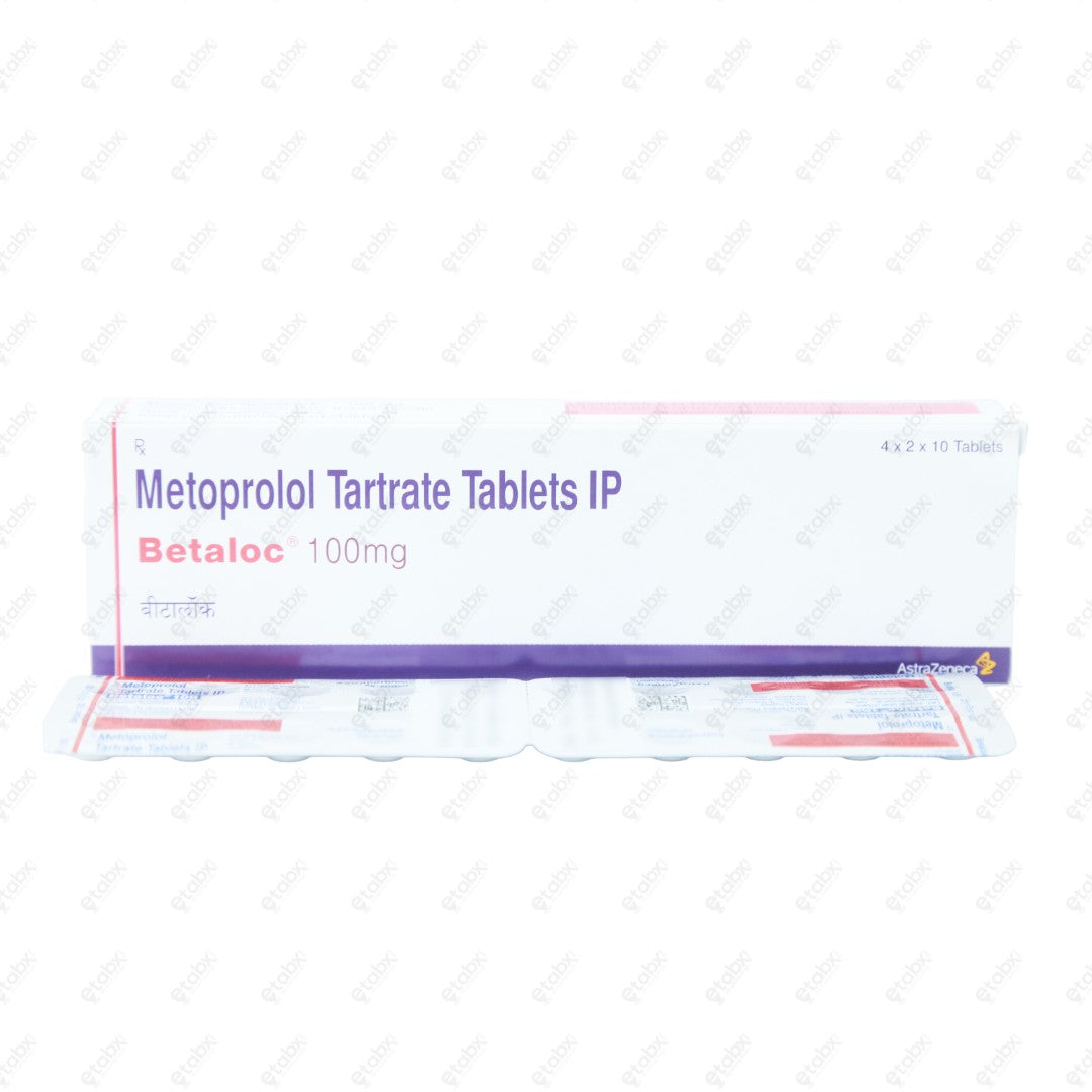 Betaloc 100mg Tablet 10's