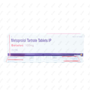 Betaloc 100mg Tablet 10's