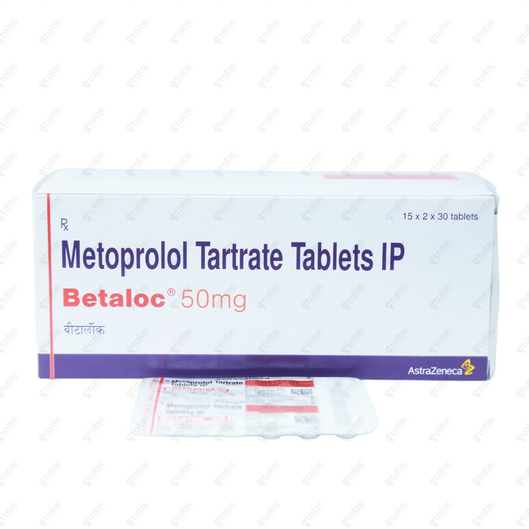 Betaloc 50mg Tablet 30's