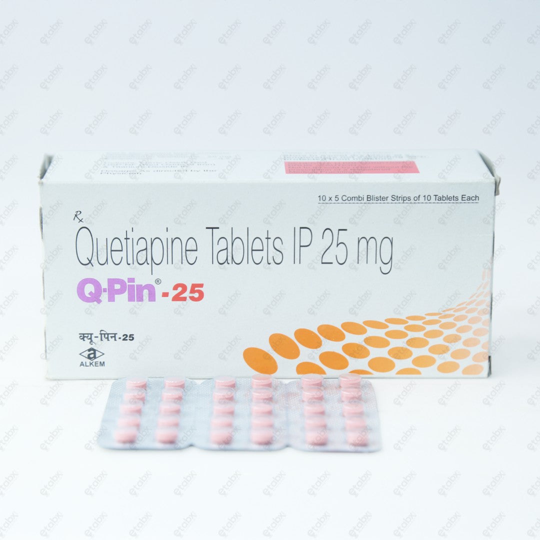Q Pin 25mg Tablet 10's