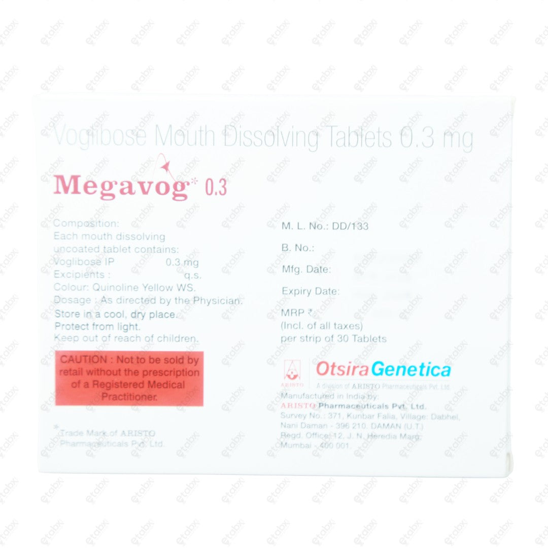 Megavog 0.3 Tablet 30's