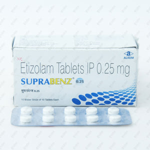 Suprabenz 0.25mg Tablet 10's