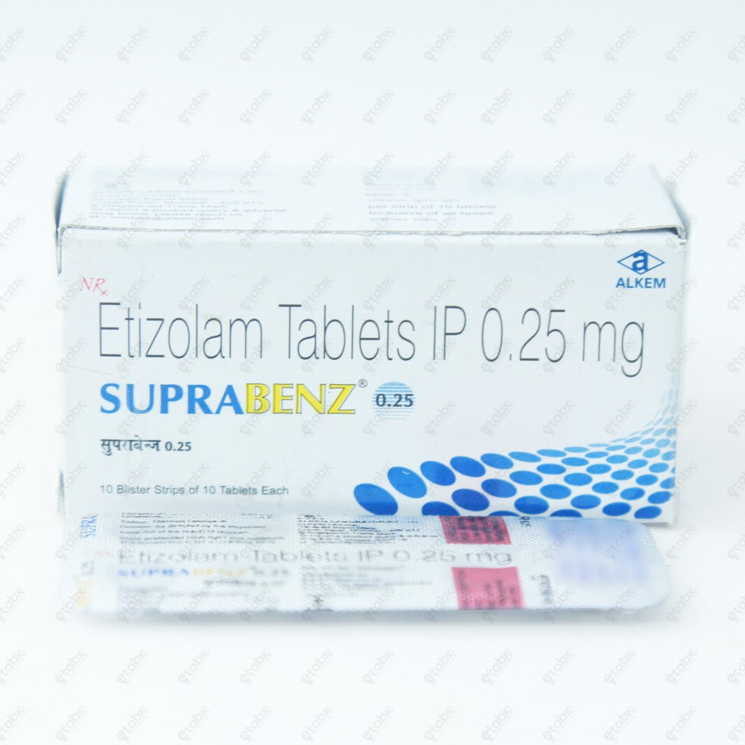 Suprabenz 0.25mg Tablet 10's