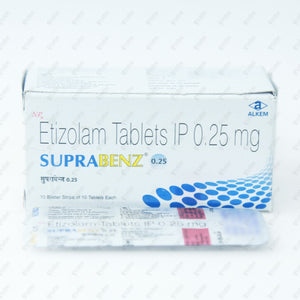 Suprabenz 0.25mg Tablet 10's