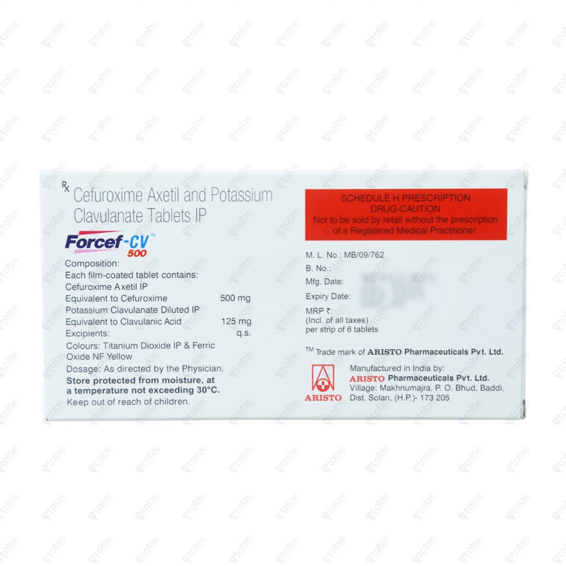 Forcef CV 500 Tablets 6's
