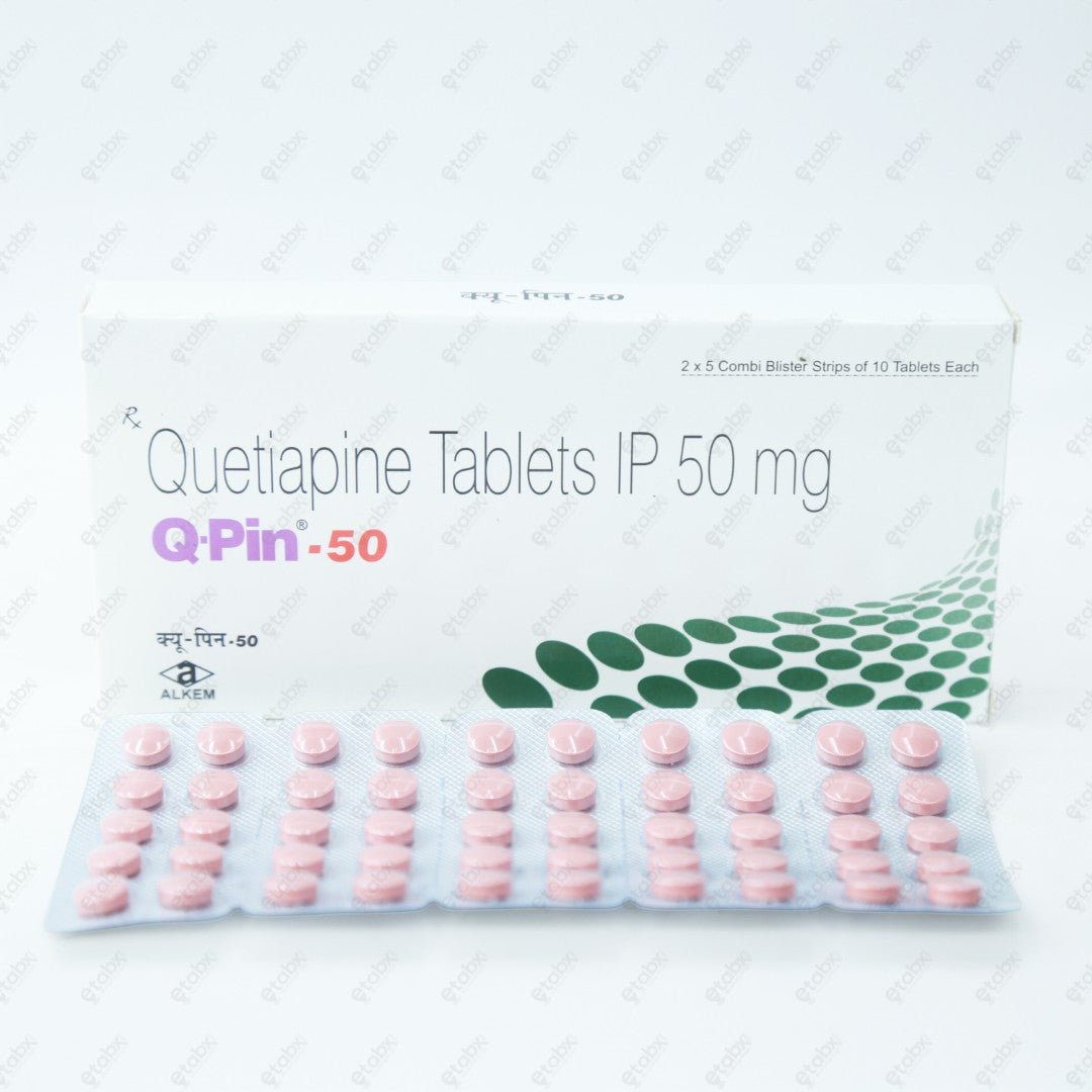 Q Pin 50mg Tablet 10's