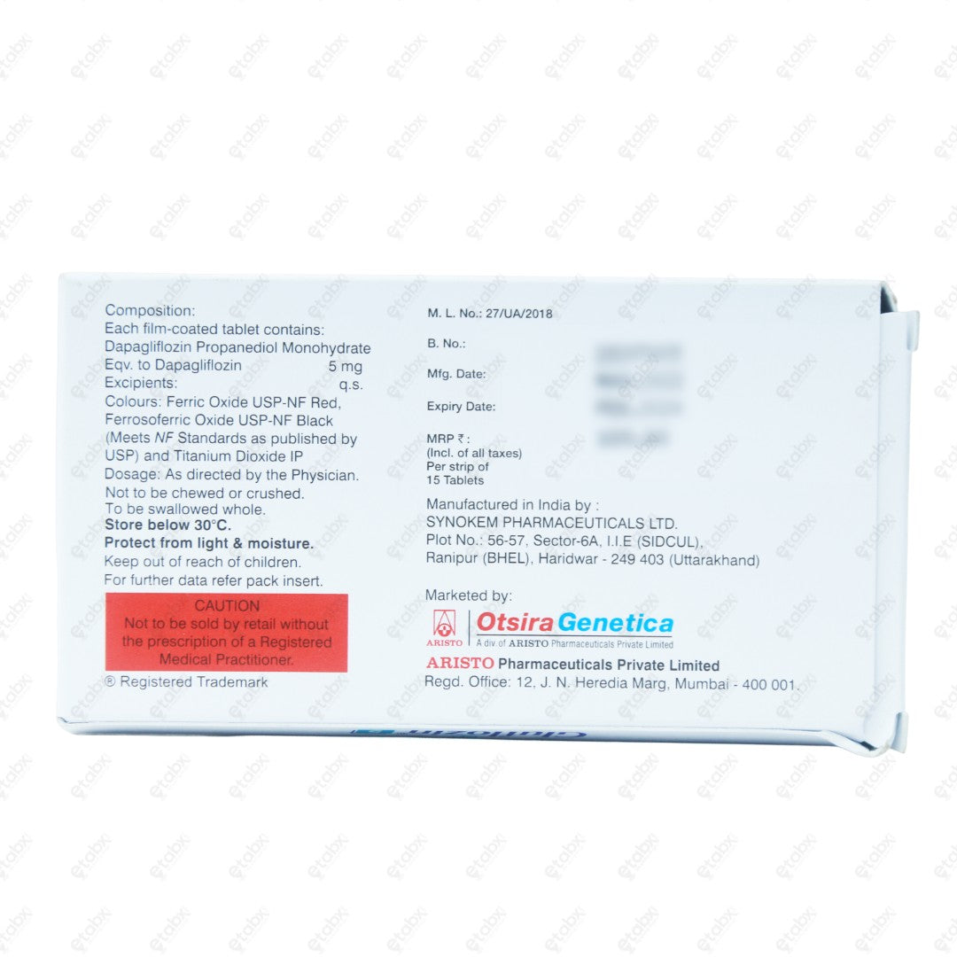 Gluflozin 5 Tablet 15's
